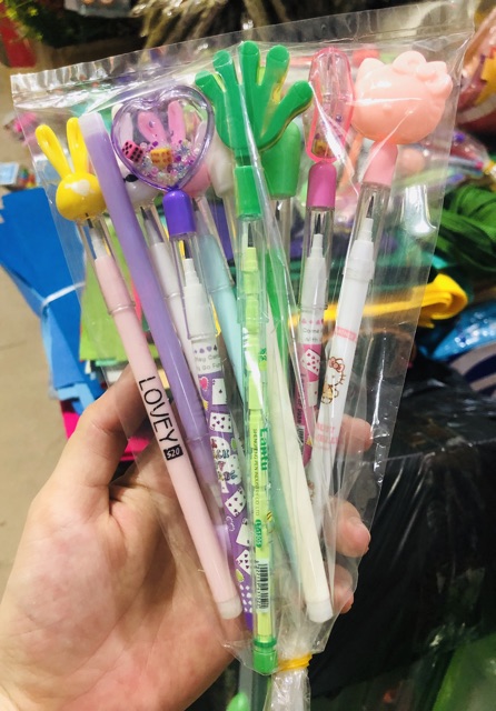 Set 10 bút chì đốt cute