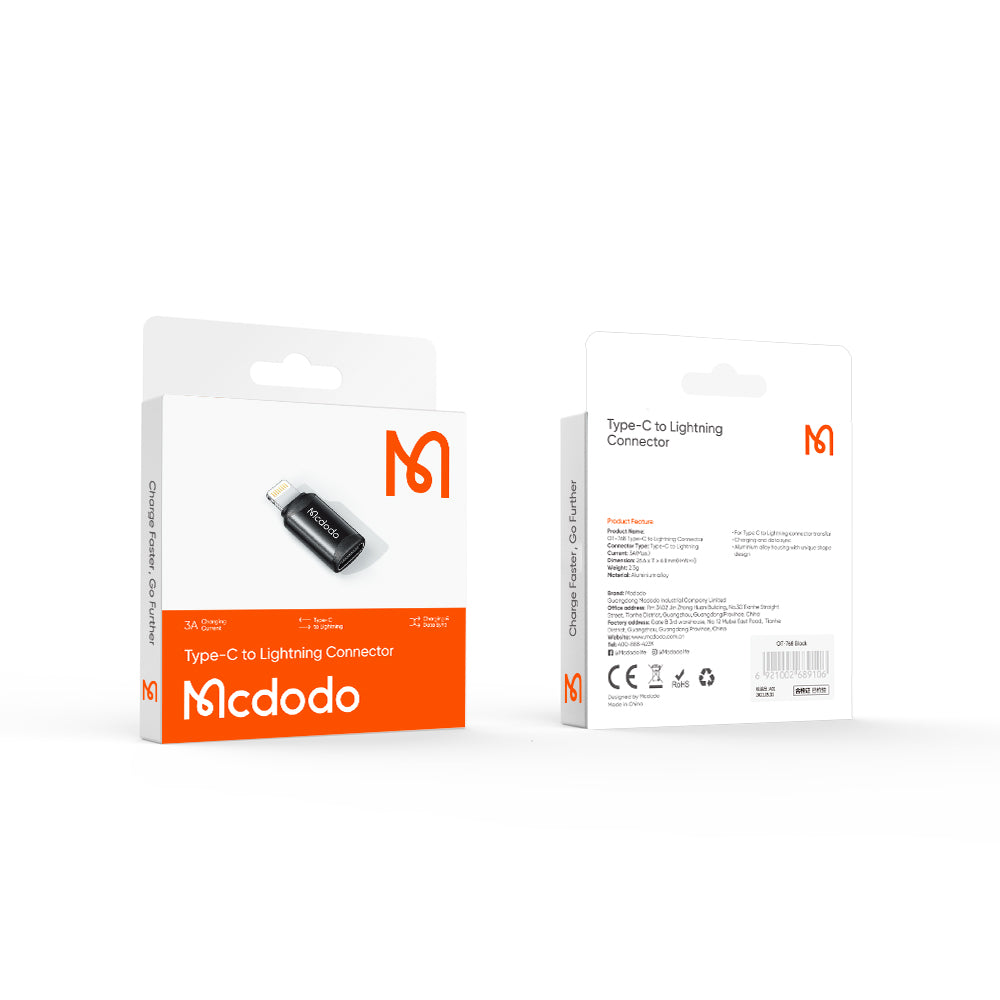 Đầu Chuyển Đổi Type-C to iP Mcdodo Type-c to iP Connector