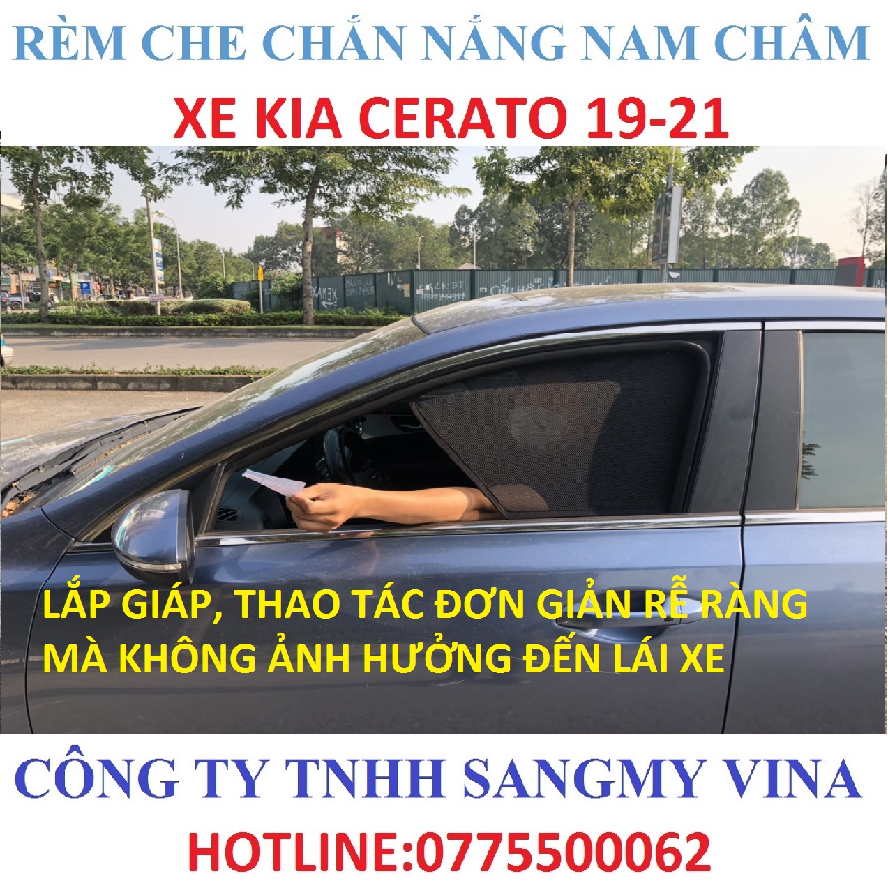 RÈM CHE NẮNG NAM CHÂM CERATO 2019-2022