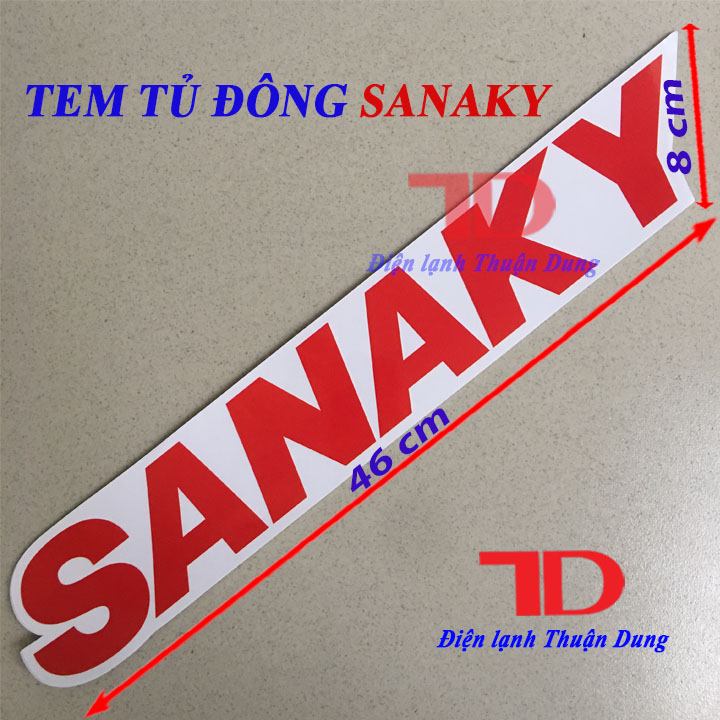 Tem tủ đông sanaky loại nhỏ
