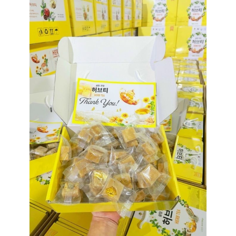 Trà hoa cúc mật ong đường phèn Hàn Quốc