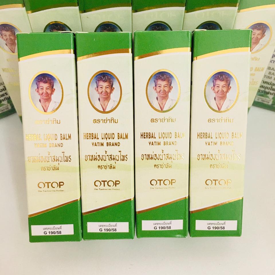 [HCM]DẦU LĂN THẢO DƯỢC 22 VỊ OTOP THAILAND