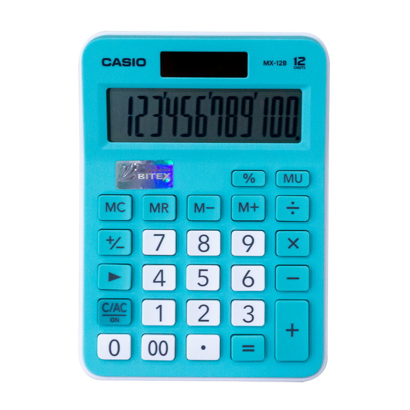 Máy tính CASIO MX-12B-GN Xanh lá