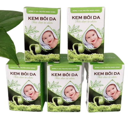 Combo 5 hộp kem bôi da minh hùng, kem mỡ minh hùng chính hãng