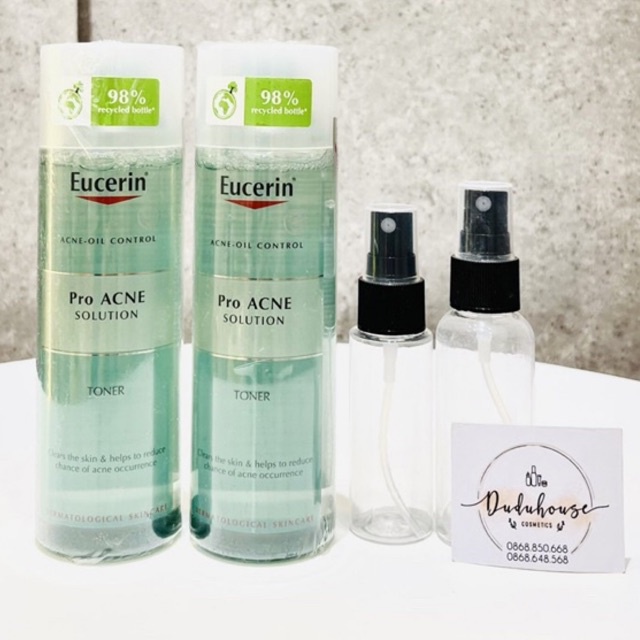 Nước Cân bằng Eucerin Pro Acne Solution Toner Dành Cho Da Dầu Mụn 200ml Duduhouse