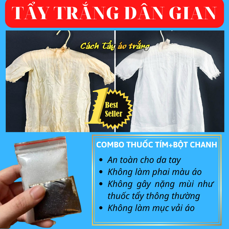 Tẩy mốc Quần áo Tẩy trắng Quần áo