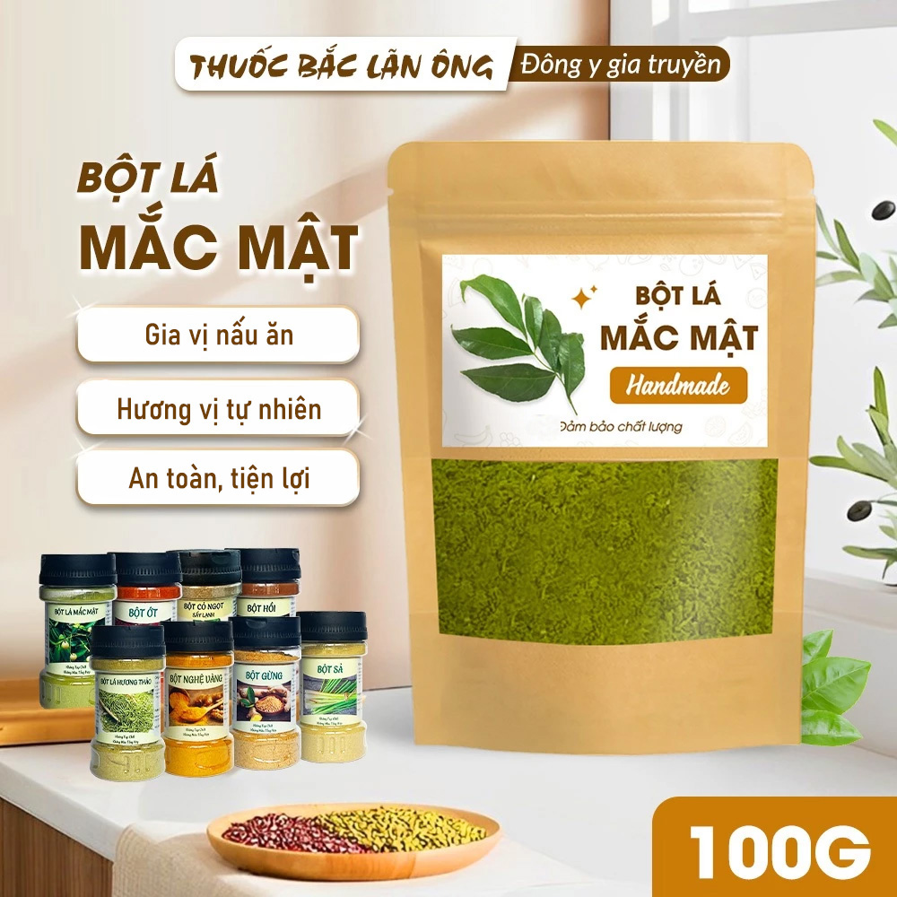 Bột lá mắc mật 100g (Móc mật gia vị Tây Bắc)