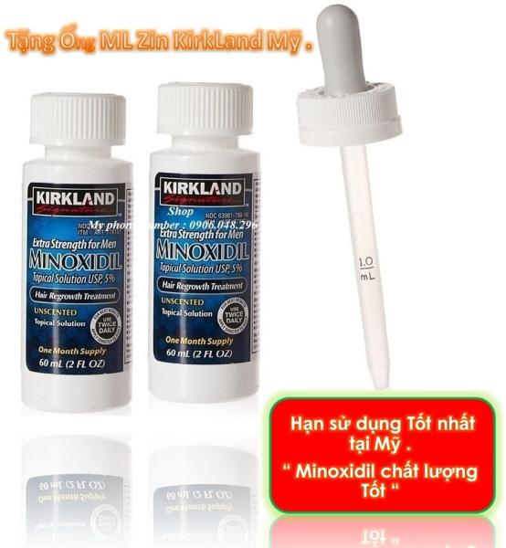 Sản phẩm mọc tóc , mọc râu Minoxidil 5% Kirkland USA  từ Hoa Kỳ - Bộ 2 Chai ( Thuoc mọc tóc , mọc râu  Minoxidil 5% )  với   Expiry Date : 07 / 2021 .