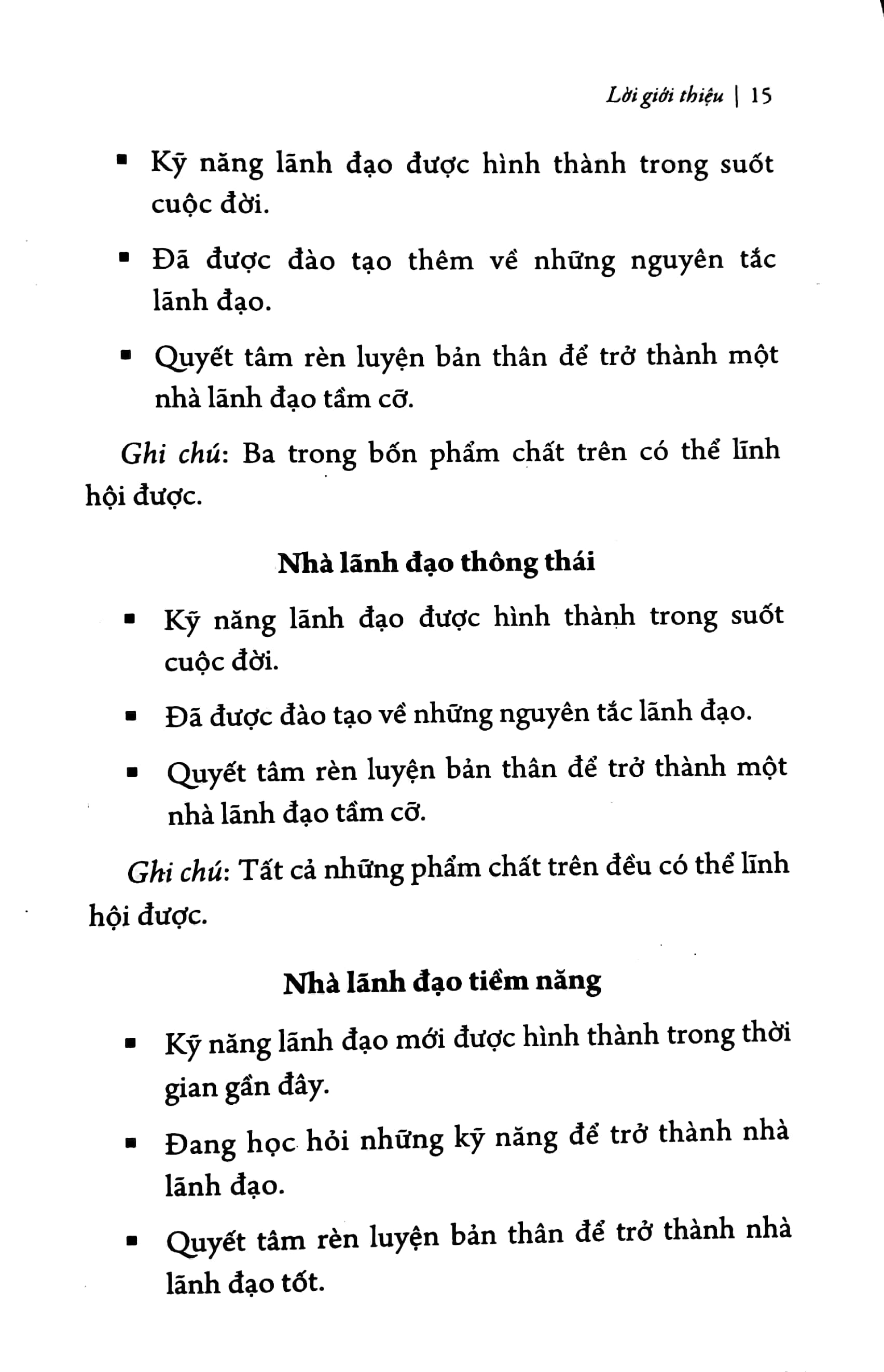 Phát Triển Kỹ Năng Lãnh Đạo