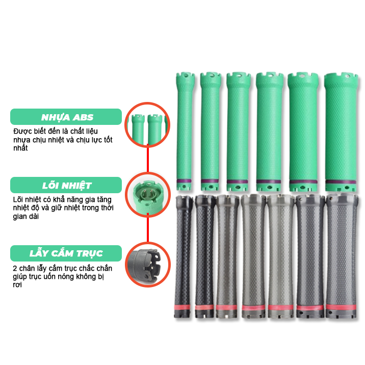 [Rẻ Vô Địch] Xương uốn - trục uốn nóng 24v (xanh lá)