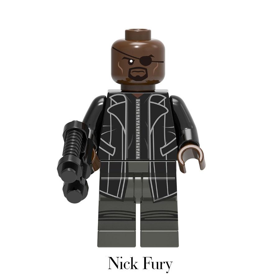 [HCM]Đồ chơi lắp ráp Mini Figure nhân vật anh hùng Marvel