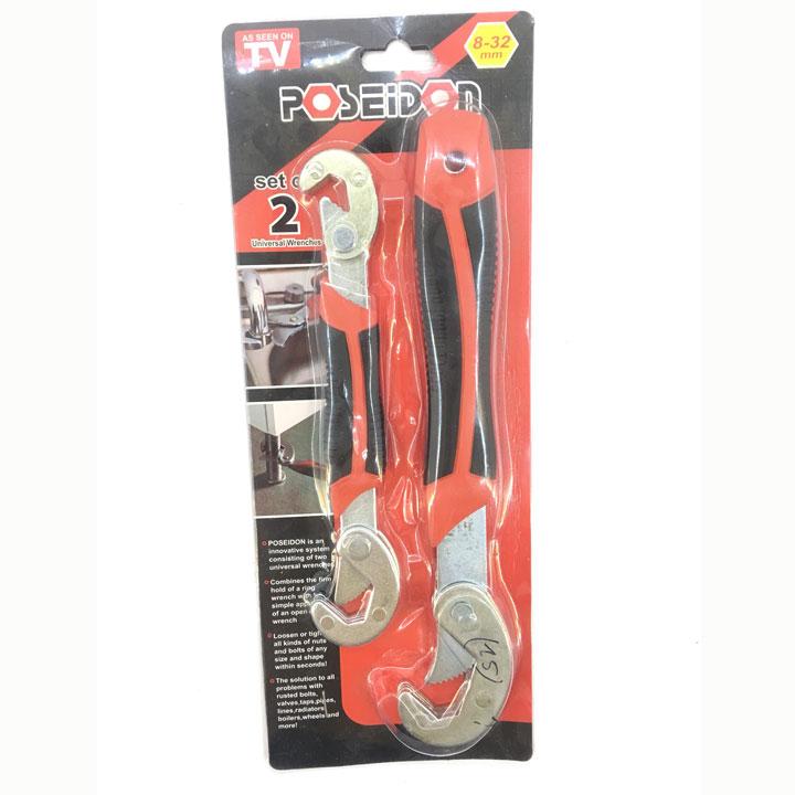 Bộ 2 Cờ Lê Đa Năng Giữ Vặn Ống Ren 8-32mm