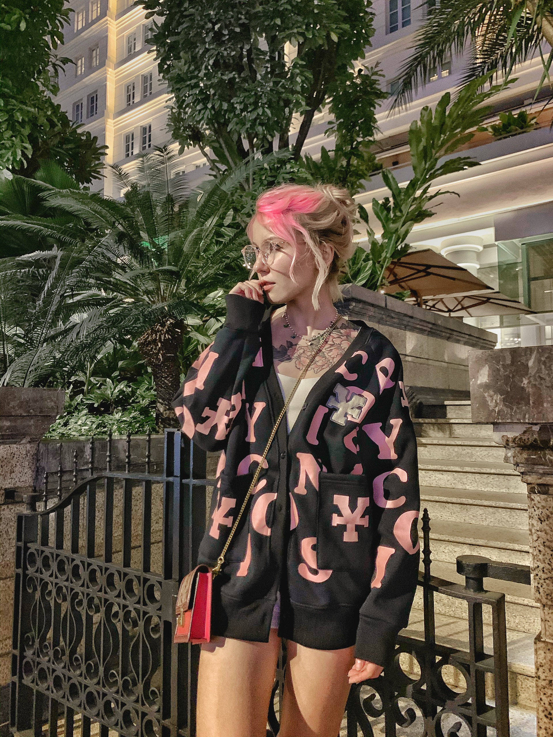 Áo khoác DirtyCoins Print Cardigan