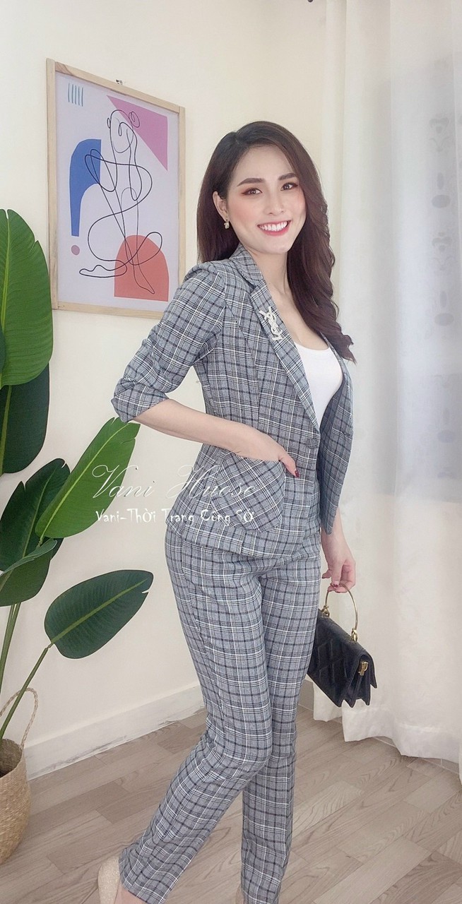 Set nguyên bộ áo Vest quần dài 