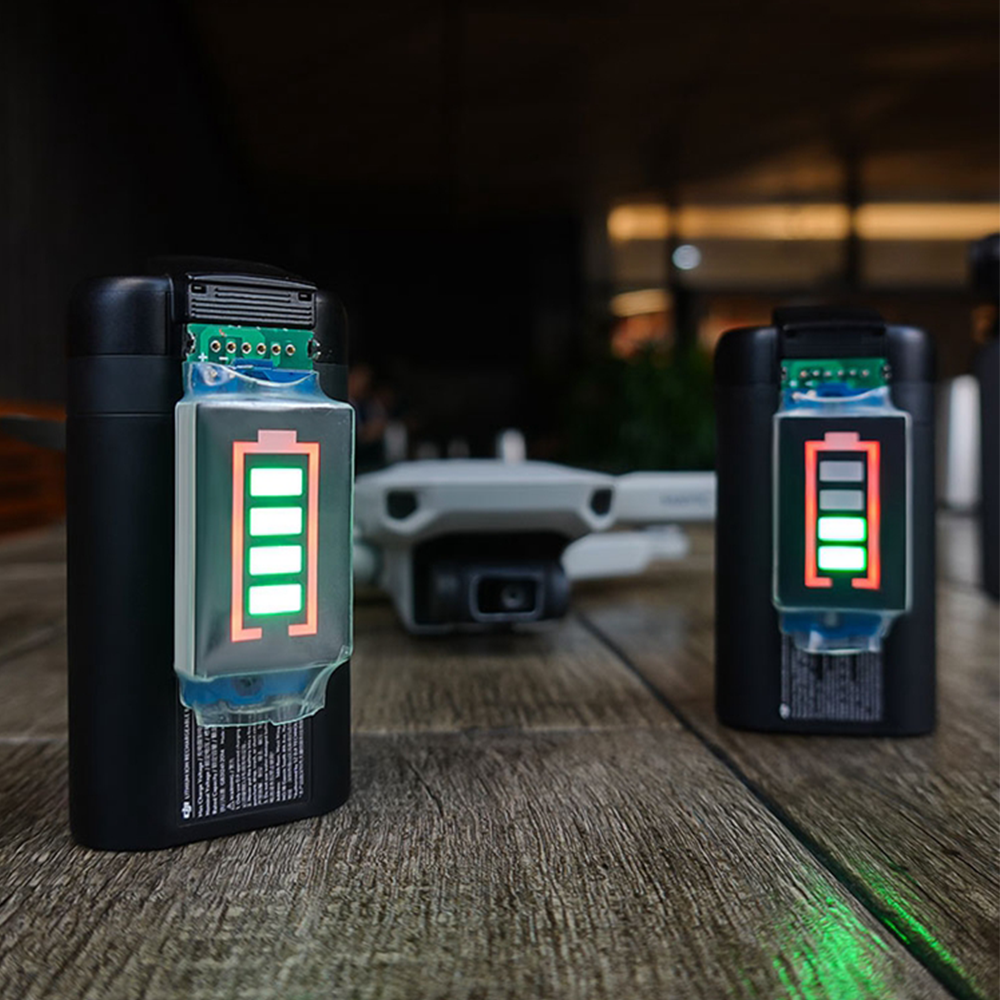 Mavic Mini - Thiết bị kiểm tra dung lượng Pin, hiển thị Led