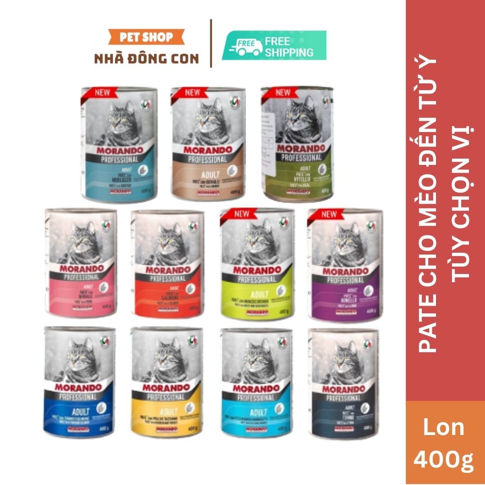 Pate Mèo Morando Miglior Gatto Lon 400g Từ Ý