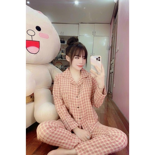 vải thô nhung kẻ caro mềm mịn ko nhăn