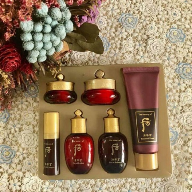 Bộ dưỡng whoo đỏ Ja Saseng Essence 6 sản phẩm
