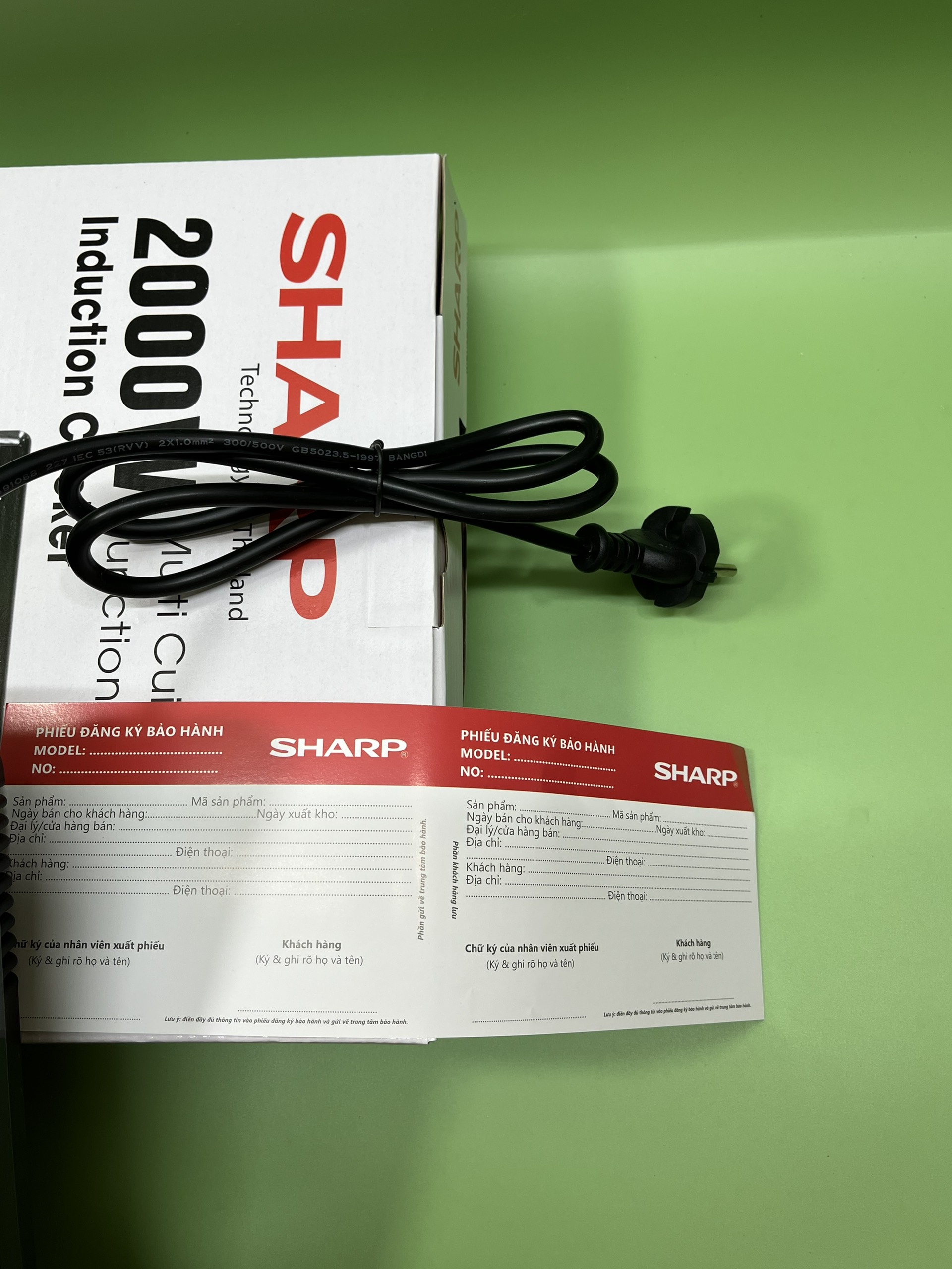 Bếp điện từ đơn sharp SH-2139-thái lan-mới 100%-công suất 2000W - mẫu mới