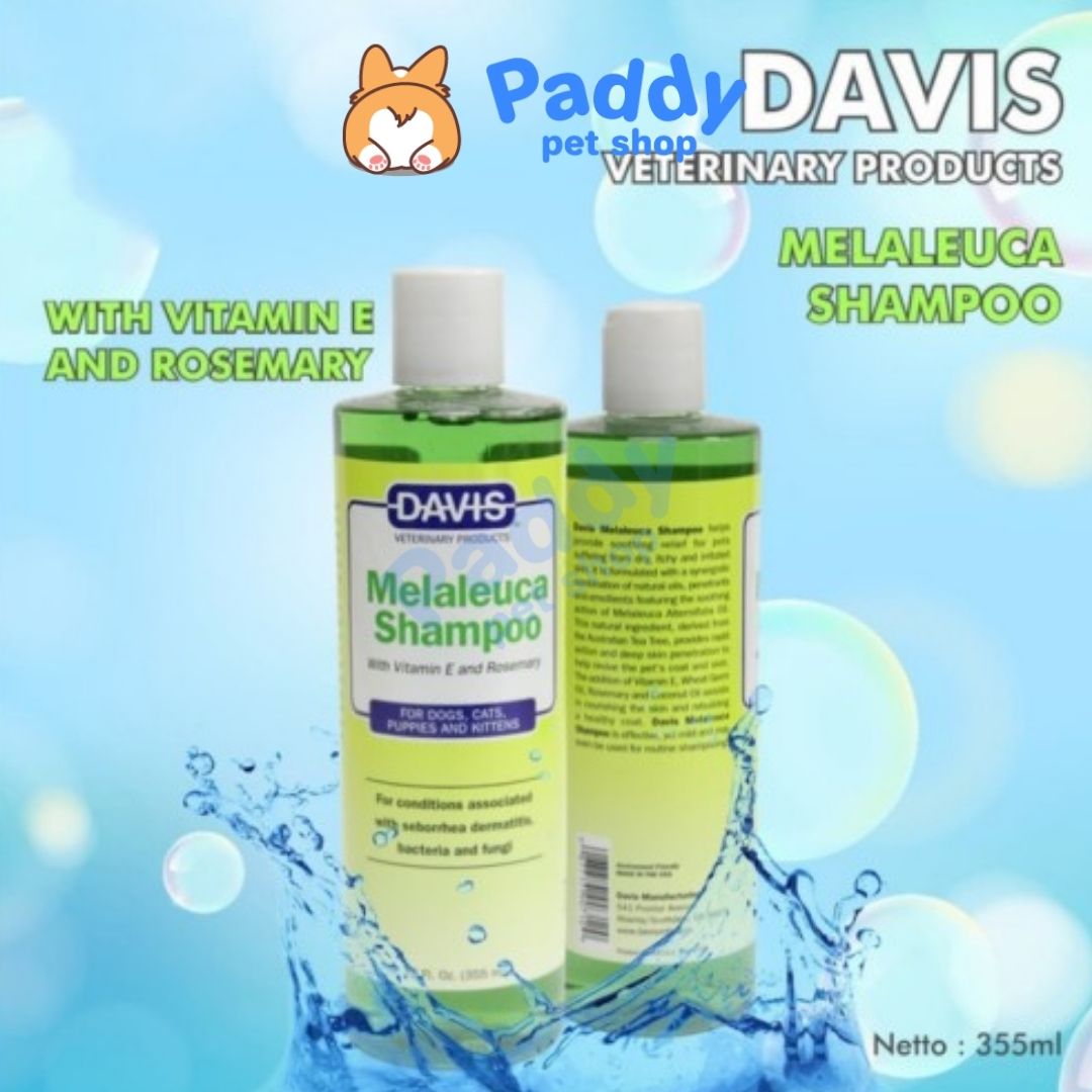 Sữa Tắm Davis Viêm Da & Nhiễm Khuẩn Cho Chó Mèo (355ml)