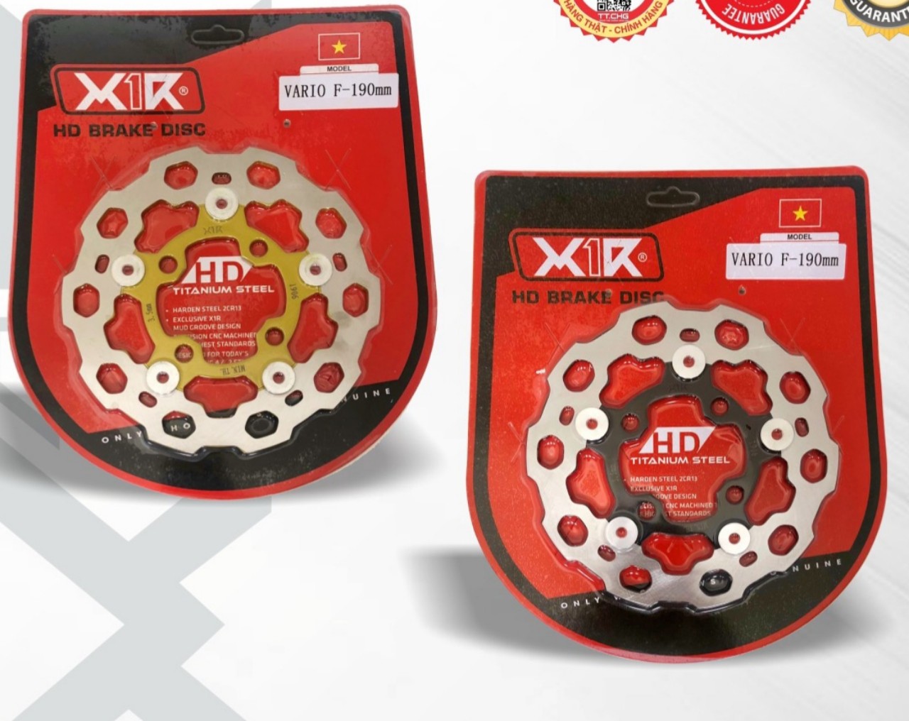 Đĩa Thắng (Phanh) Trước VARIO/CLICK/VISION/AIR BLADE - X5 (MCQUEEN)  (size 190mm)