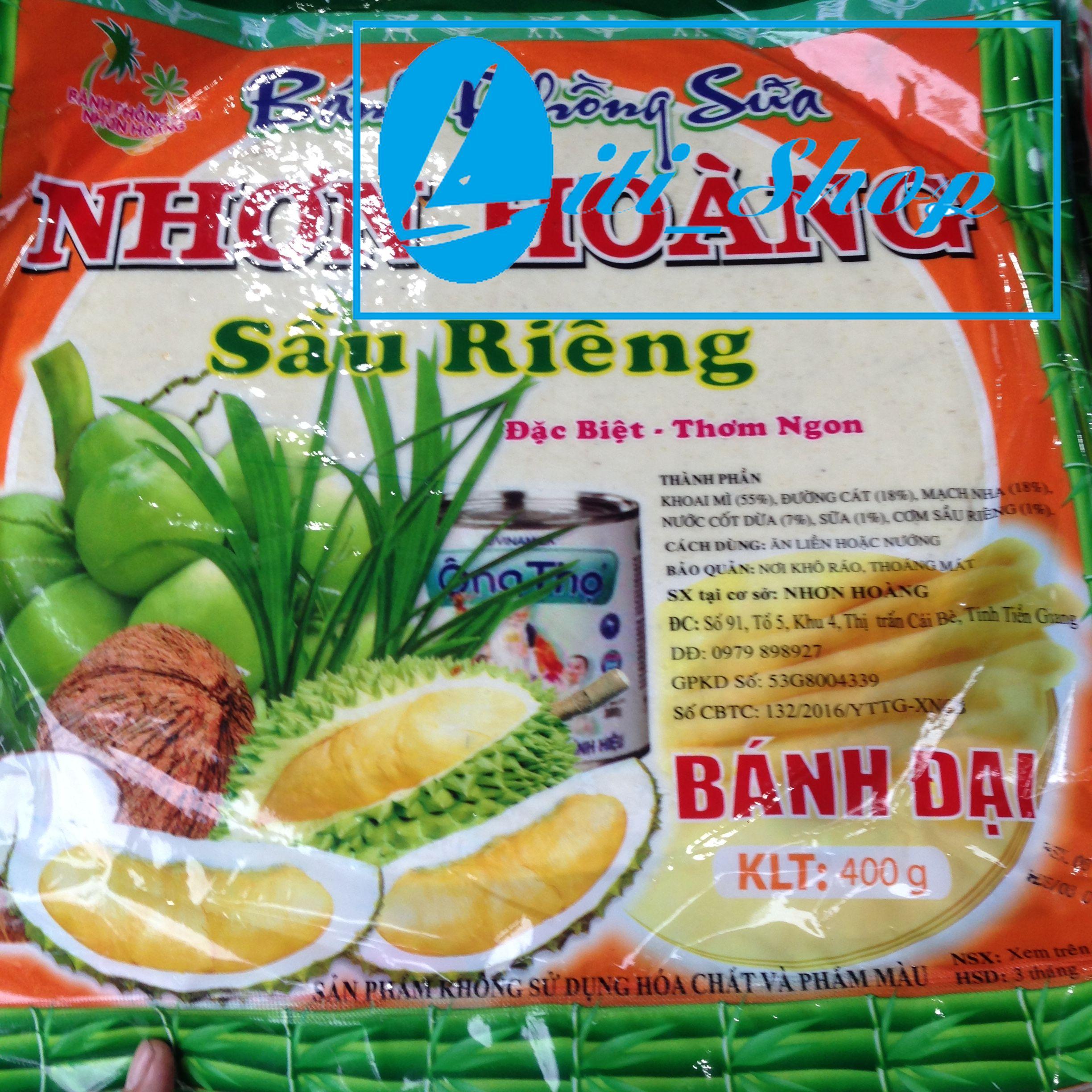 Bánh phồng sữa Sầu riêng (Loại to)