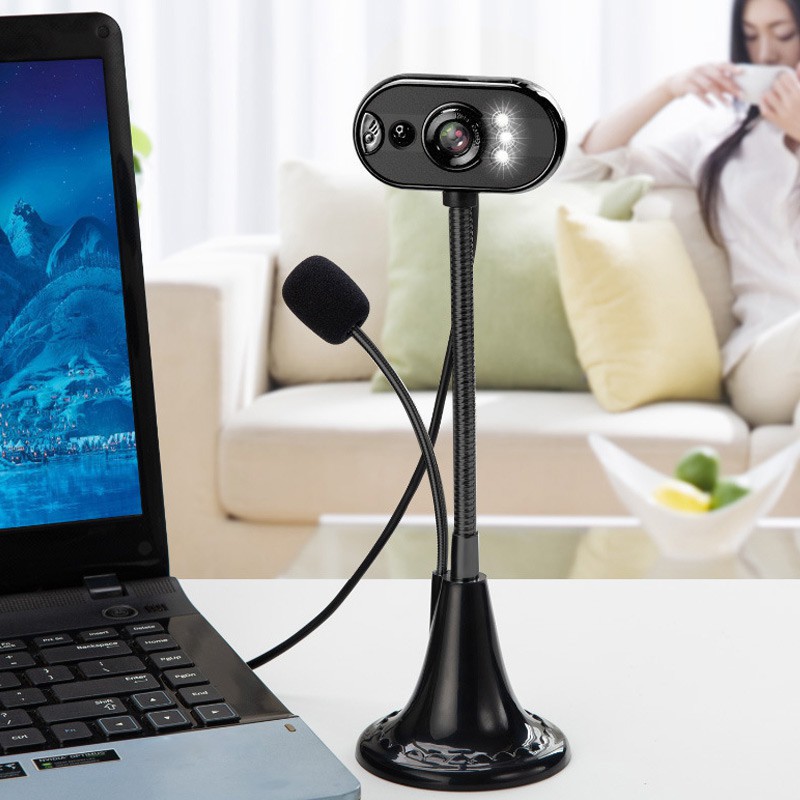 Webcam USB 2.0 kèm Mic cho Pc , Laptop