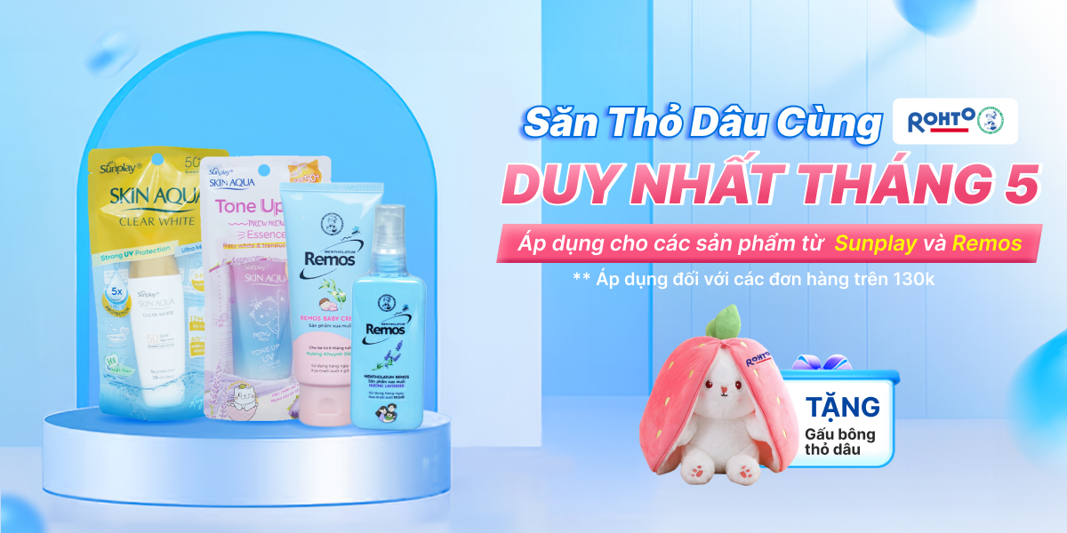 [GIFT - Quà Tặng Không Bán] KM Rohto Gấu Bông