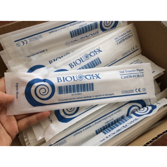 [HCM](Combo 20 ống) Ống hút sữa 3ml Biologix