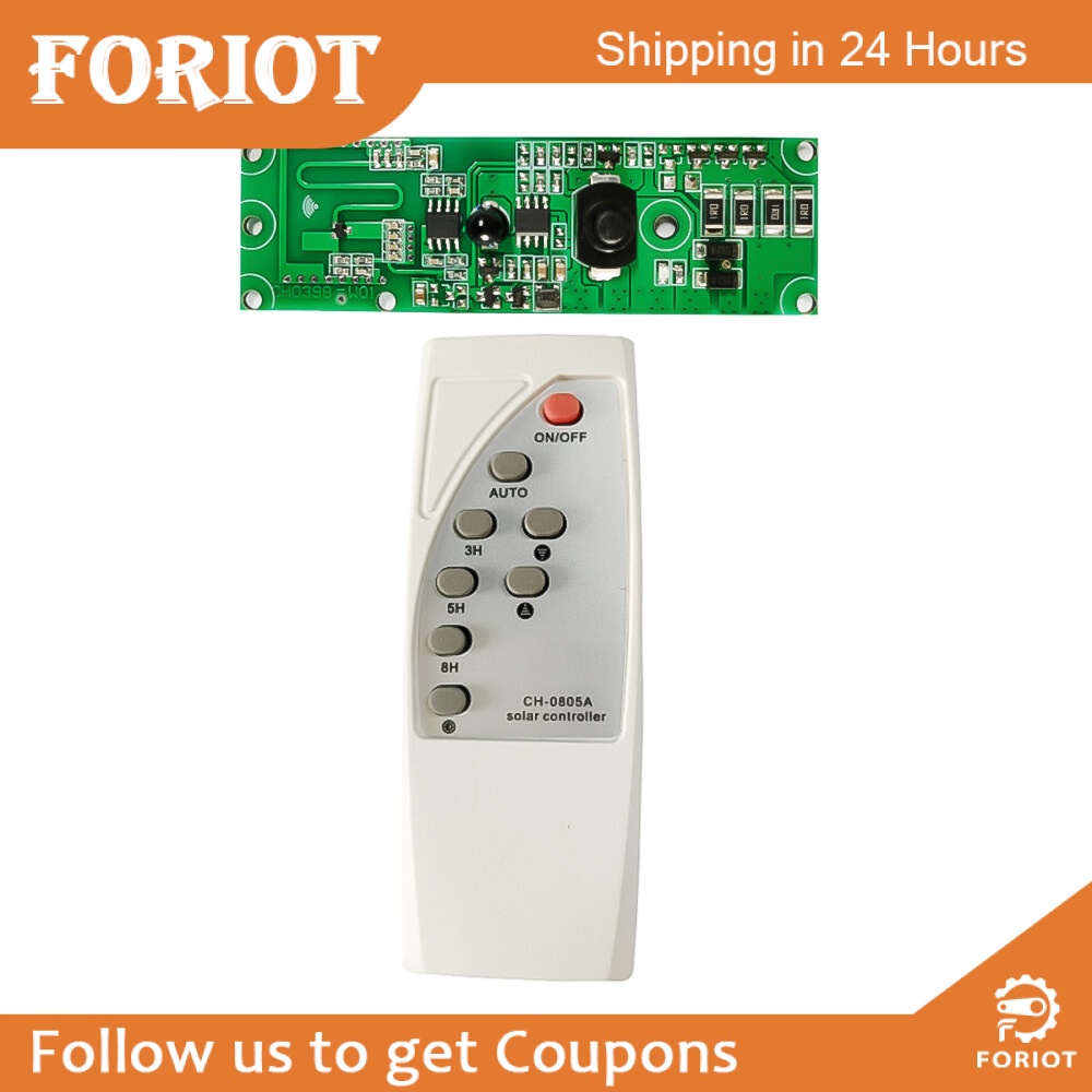 Foriot Original Foriot 3.2V3.7V light control + radar human body induction solar light circuit board solar LED driver board with remote control