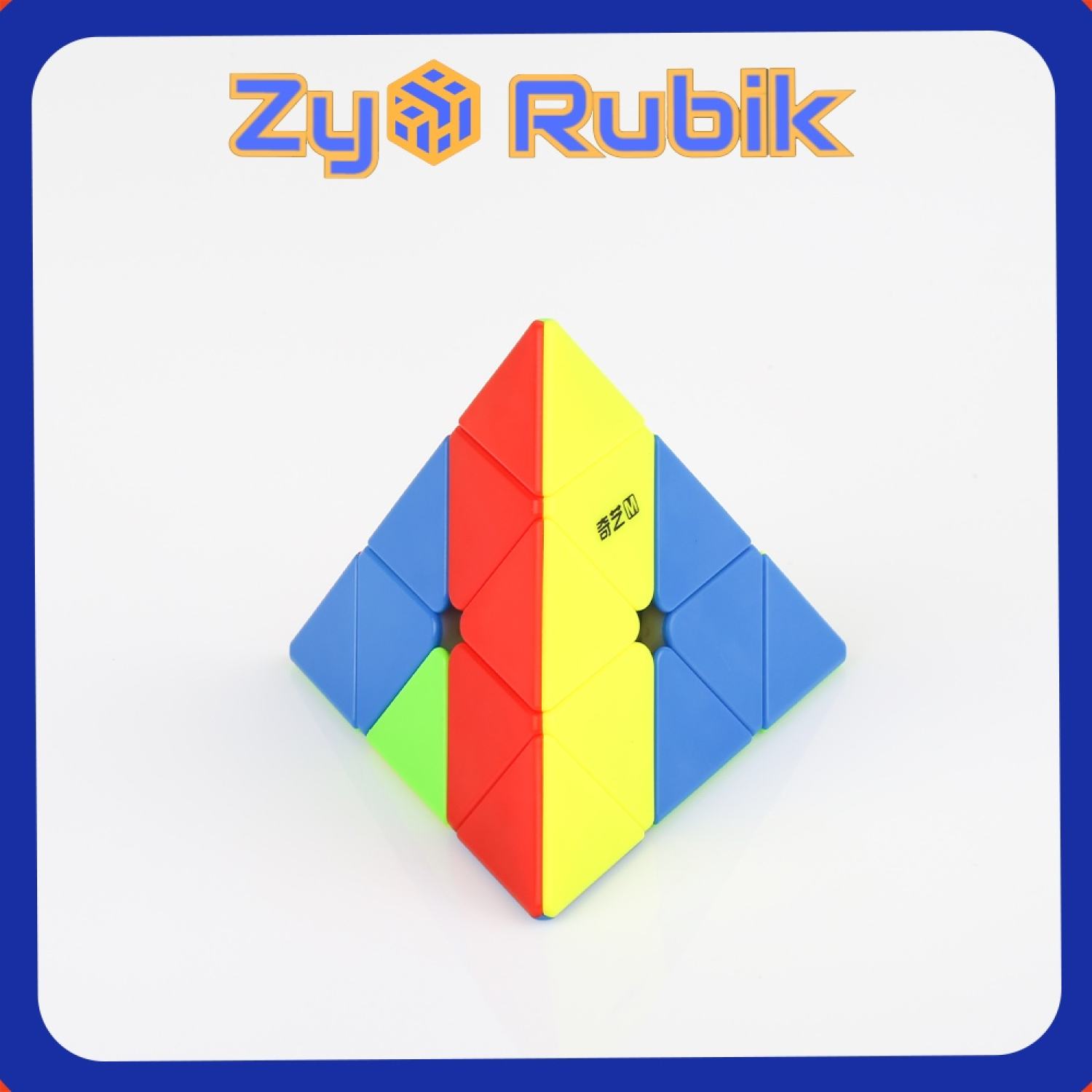 Rubik pyraminx 3x3 QiYi MS Magnetic 2020 stickerless (Có nam Châm- Hãng Mod M) - ZyO Rubik