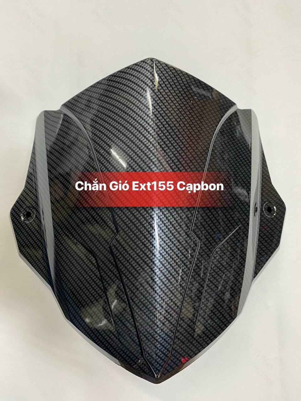 Ốp đầu ninza ex155 Vva khói carbon