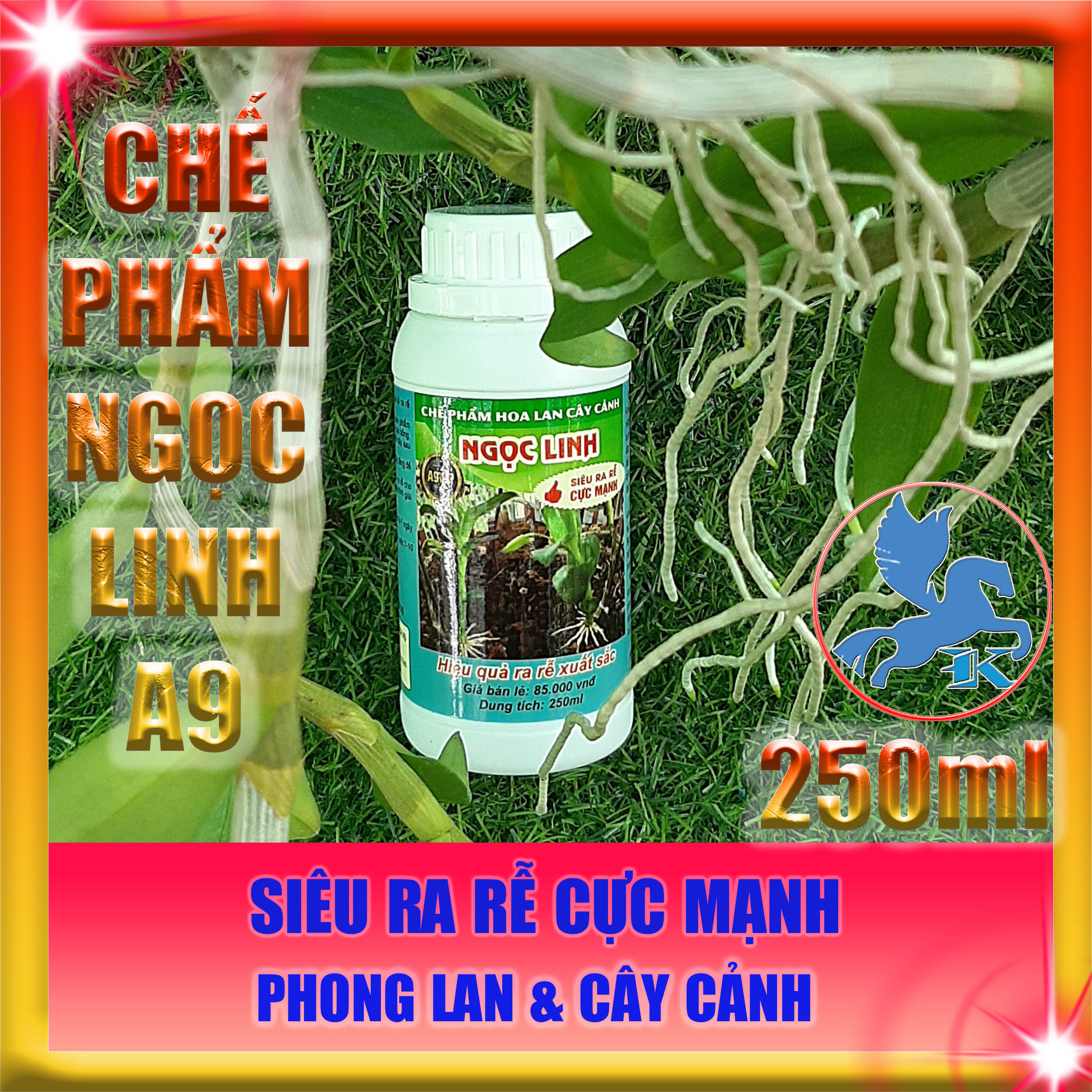 Chế Phẩm Ngọc Linh A9 250ml | Siêu Ra Rễ Cực Mạnh Cho Phong Lan