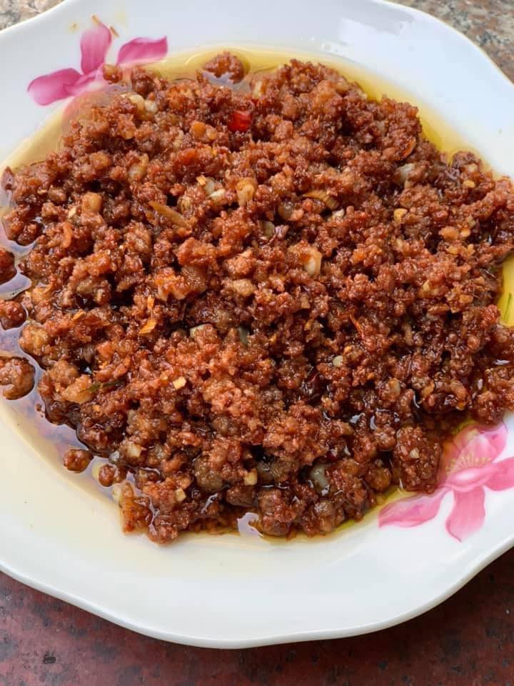 Mắm tép Ba Làng - Dùng để chưng thịt