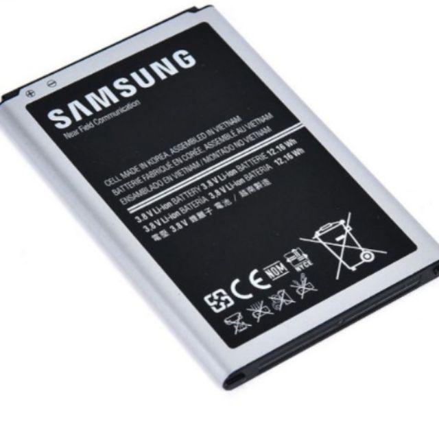 Pin xịn samsung galaxy note 3 / n900 / n9000 / n9002 / n9005 / sc-01f bảo hành 6 tháng
