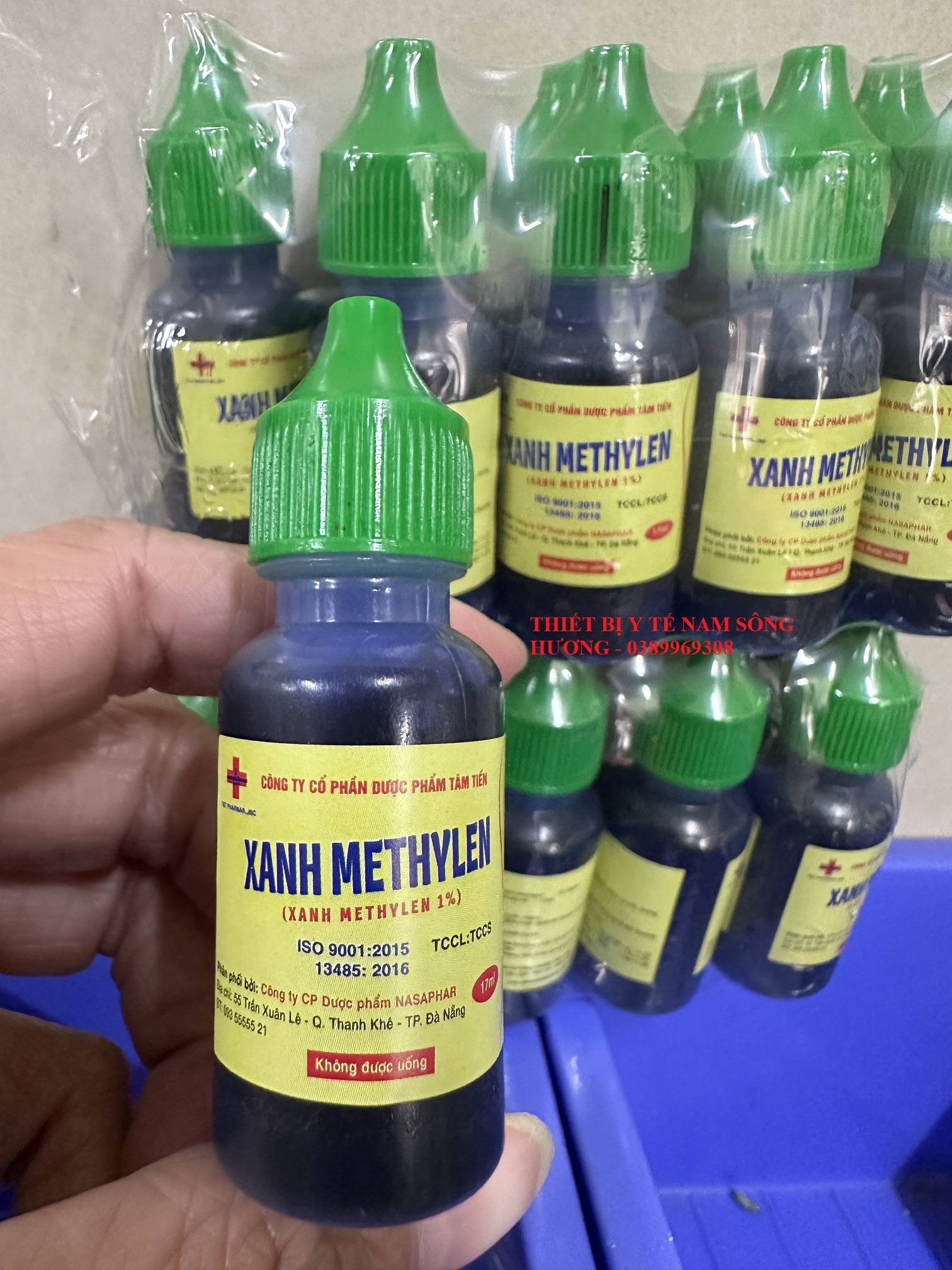 ✅ Dung dịch Xanh Methylen 1% sát khuẩn, khử trùng, Xanh Methylen bôi ngoài da, sát khuẩn vết thương