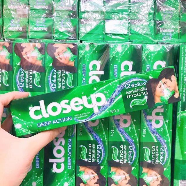 Combo 5 tuýp kem đánh răng Closeup Thái lan 160g/tuýp