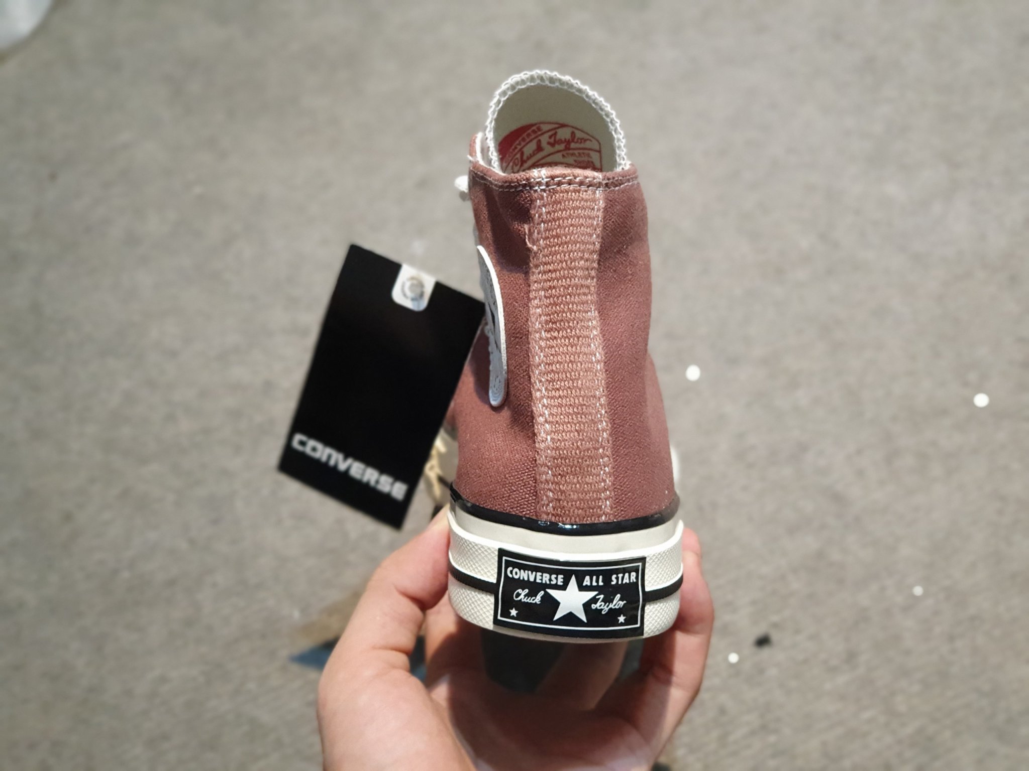 Giày thể thao Converse 1970s hồng đất cổ cao cấp