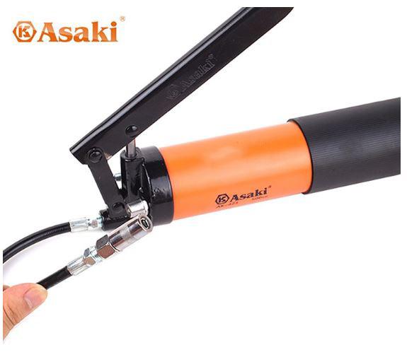 Bơm mỡ Asaki AK-423 C2-500cc (Cam)