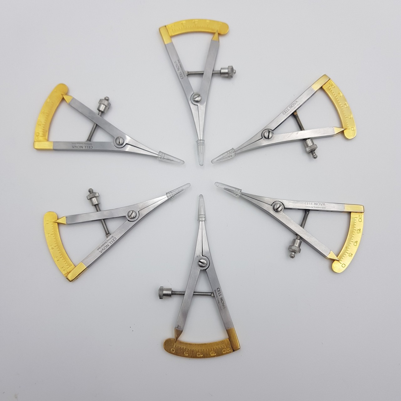 Castroviejo caliper 20cm - Thước đo mắt CELL NOVA - Compa đo mắt Parkistan