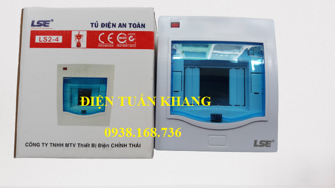 TỦ ĐIỆN, TỦ ĐỰNG CB (CB TÉP, APTOMAT) 2-4 ĐƯỜNG CÓ ĐÈN BÁO