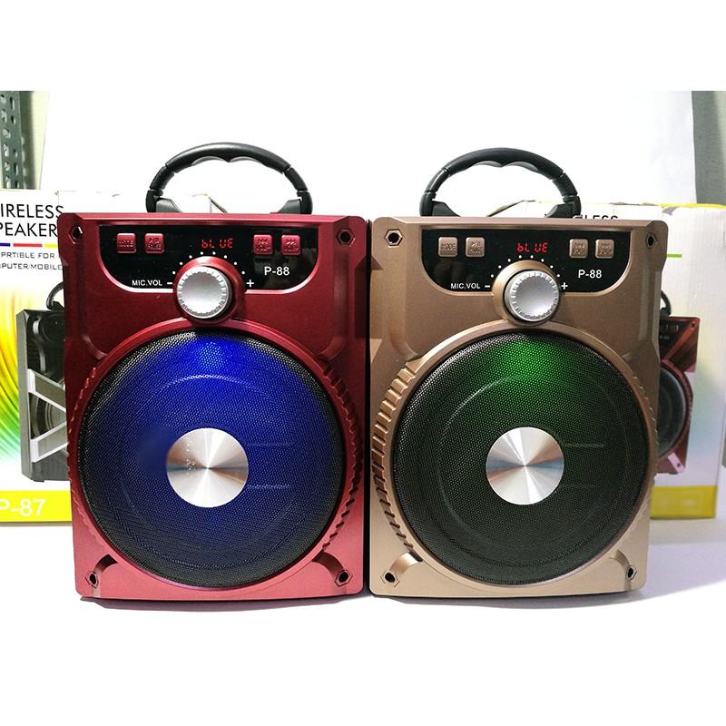 [HCM]LOA BLUETOOTH KARAOKE P88P89 + TẶNG MIC KARAOKE