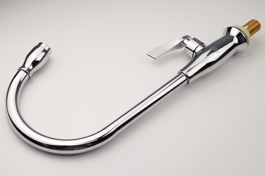 (Có Video) Vòi rửa chén lạnh Đồng mạ Chrome Eurolife EL-RC06 (Trắng bạc)