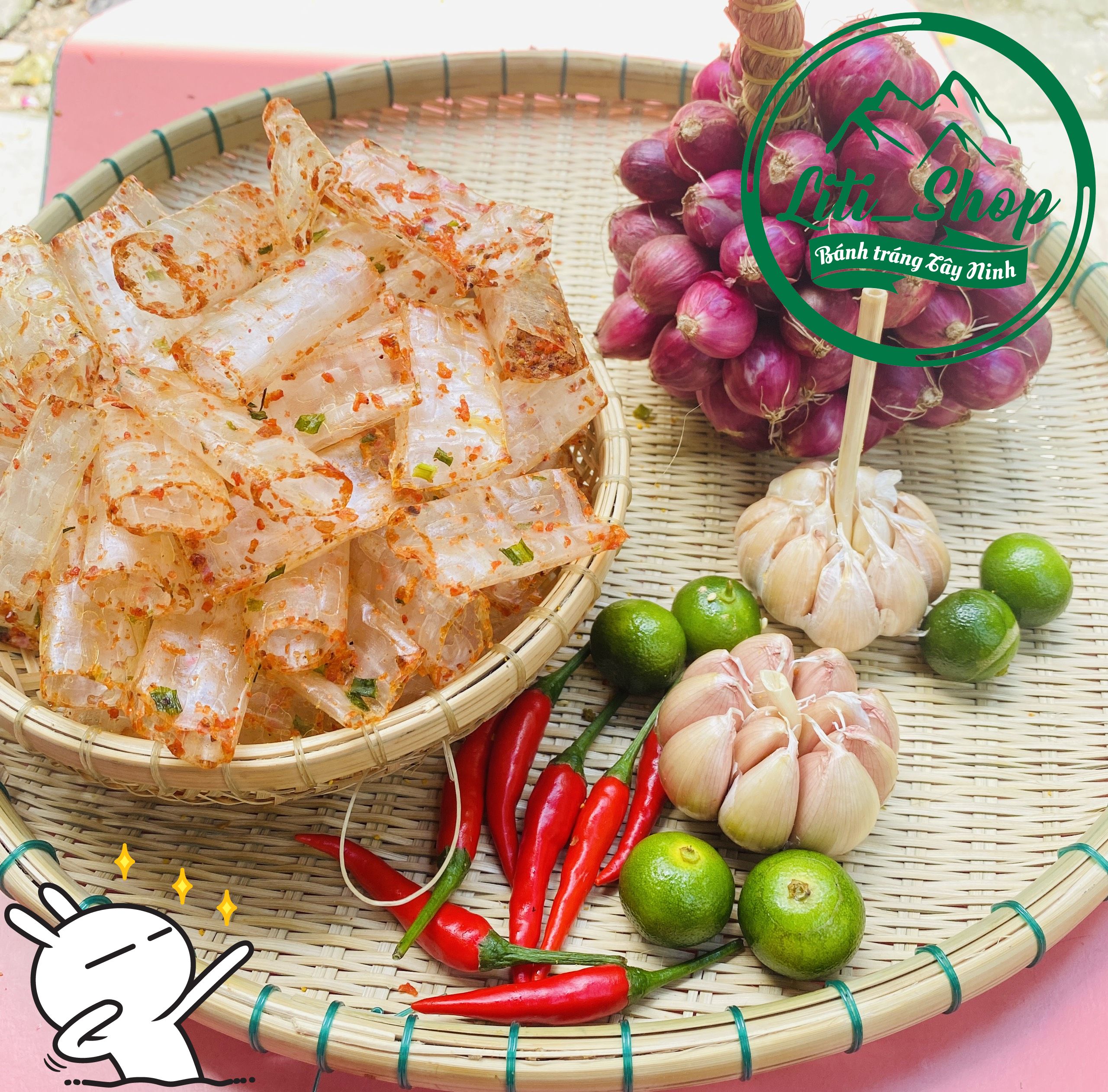 Bánh tráng Cuộn Tôm 500Gr [Loại hảo hạng]