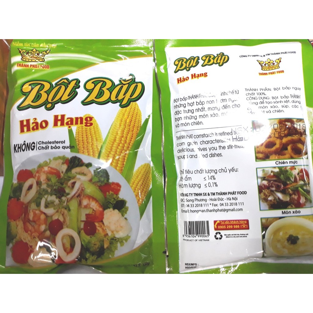 Bột Bắp Thành Phát - gói 150g