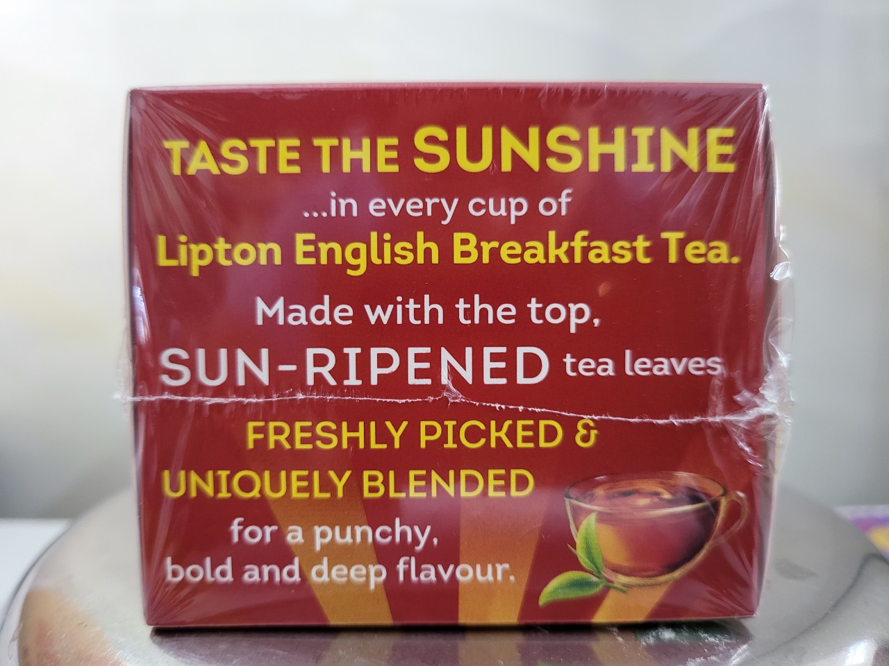 [Hộp ĐỎ 60g – ENGLISH BREAKFAST] TRÀ ĐEN TÚI LỌC [Indonesia] LIPTON Rich Black Tea Bags (halal)