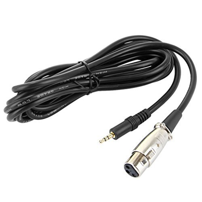[HCM]Dây jack 3.5mm ra Canon cái dùng cho micro thu âm