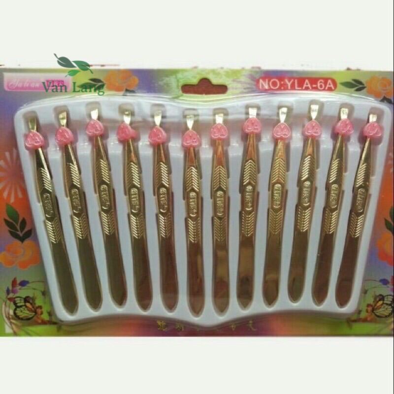 Nhíp nhổ lông, nhổ tóc màu vàng