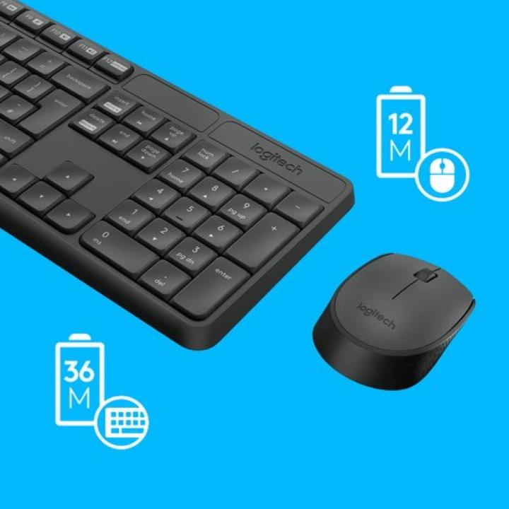 Bộ Bàn Phím Và Chuột Không Dây Logitech MK235