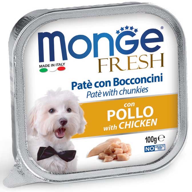 Pate cho chó - Pate Monge hộp 100g đủ vị